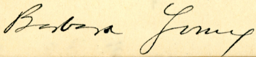 1932 barbara young signature