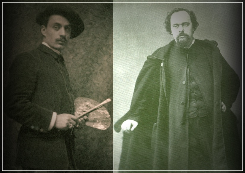 Gibran in Paris (c1910) and Dante Gabriel Rossetti 