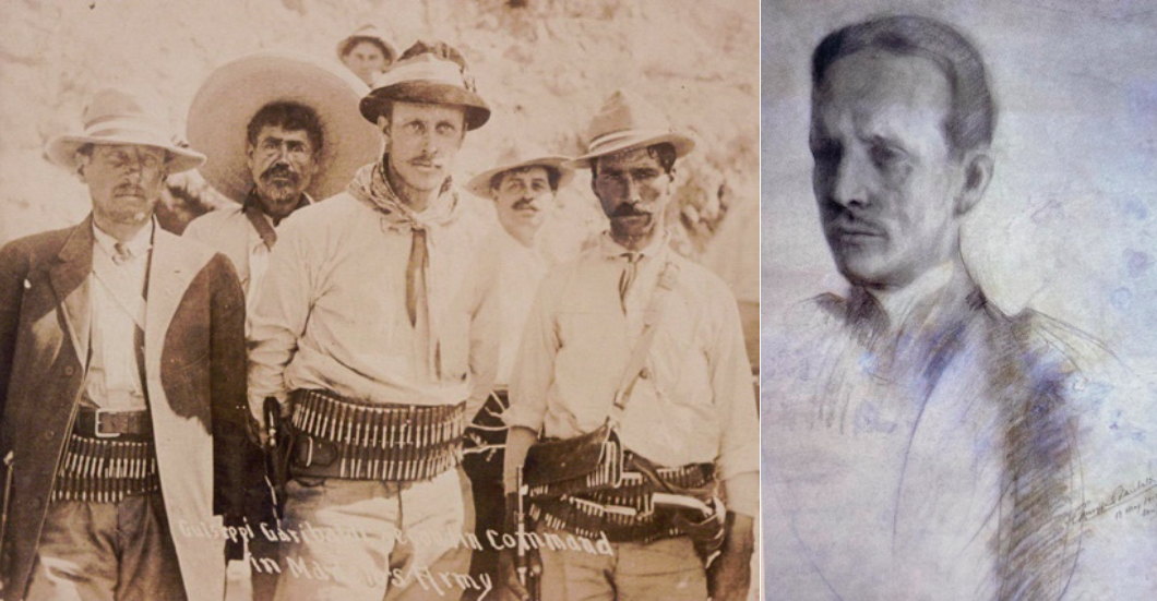 Peppino Garibaldi second in command in Madero's army (Mexico, 1911) and Gibran's Portrait of Garibaldi (1913)