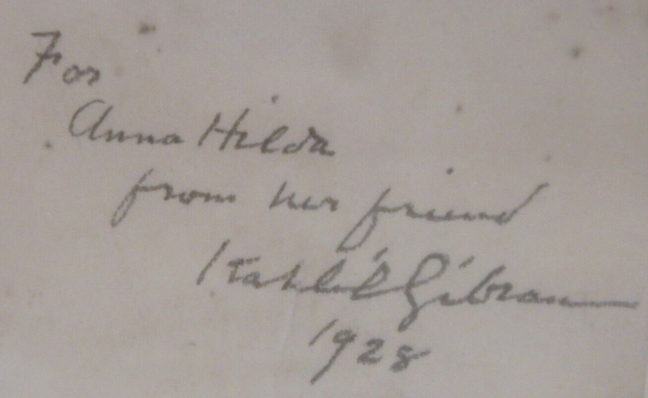 Gibran's Inscription detail