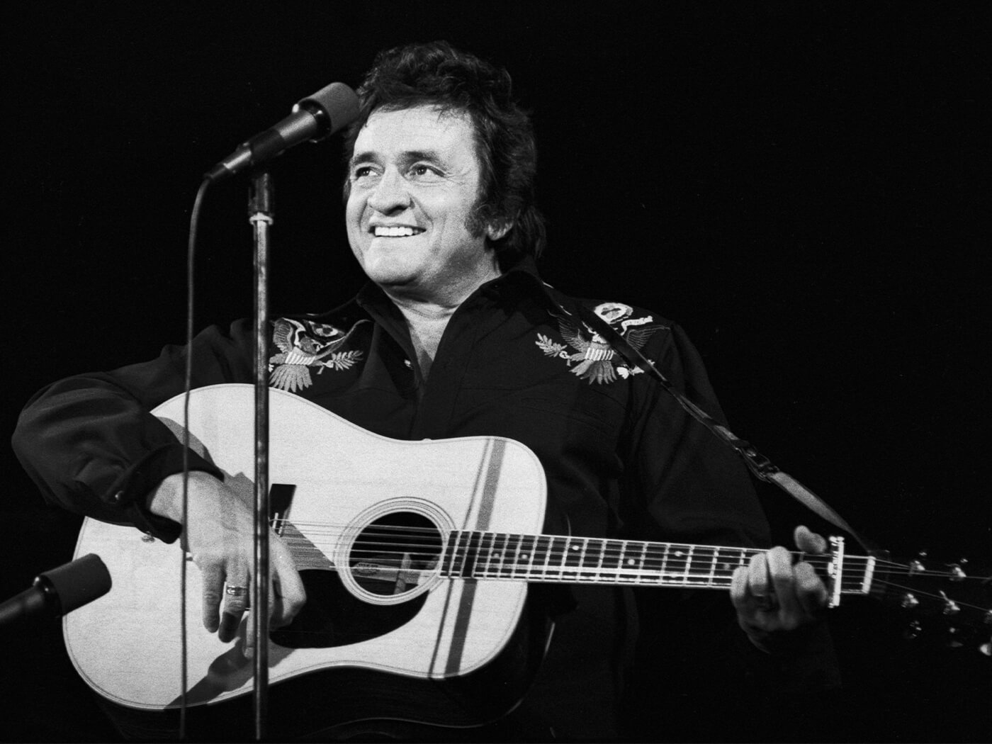 Johnny Cash live in 1973