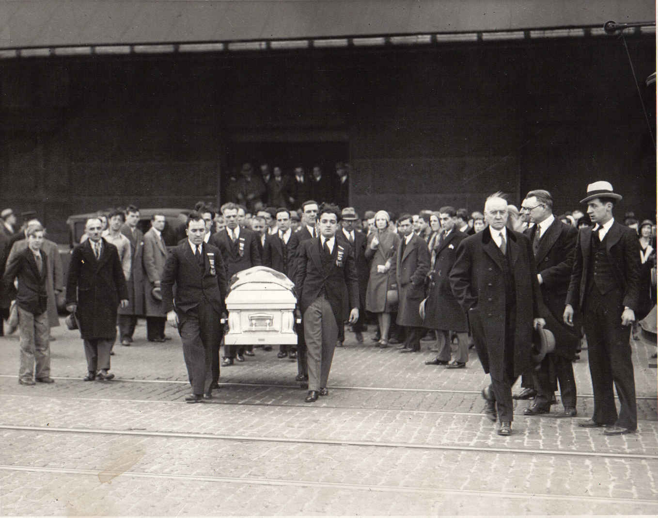 Gibran's Coffin Arrival to South Station in Boston USA April 1931 Image: Soumaya Museum, Mexico