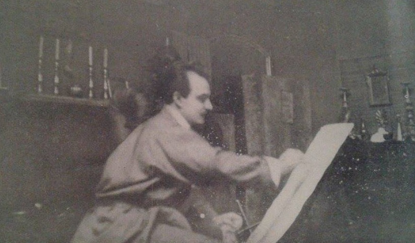 Gibran in his studio c1926