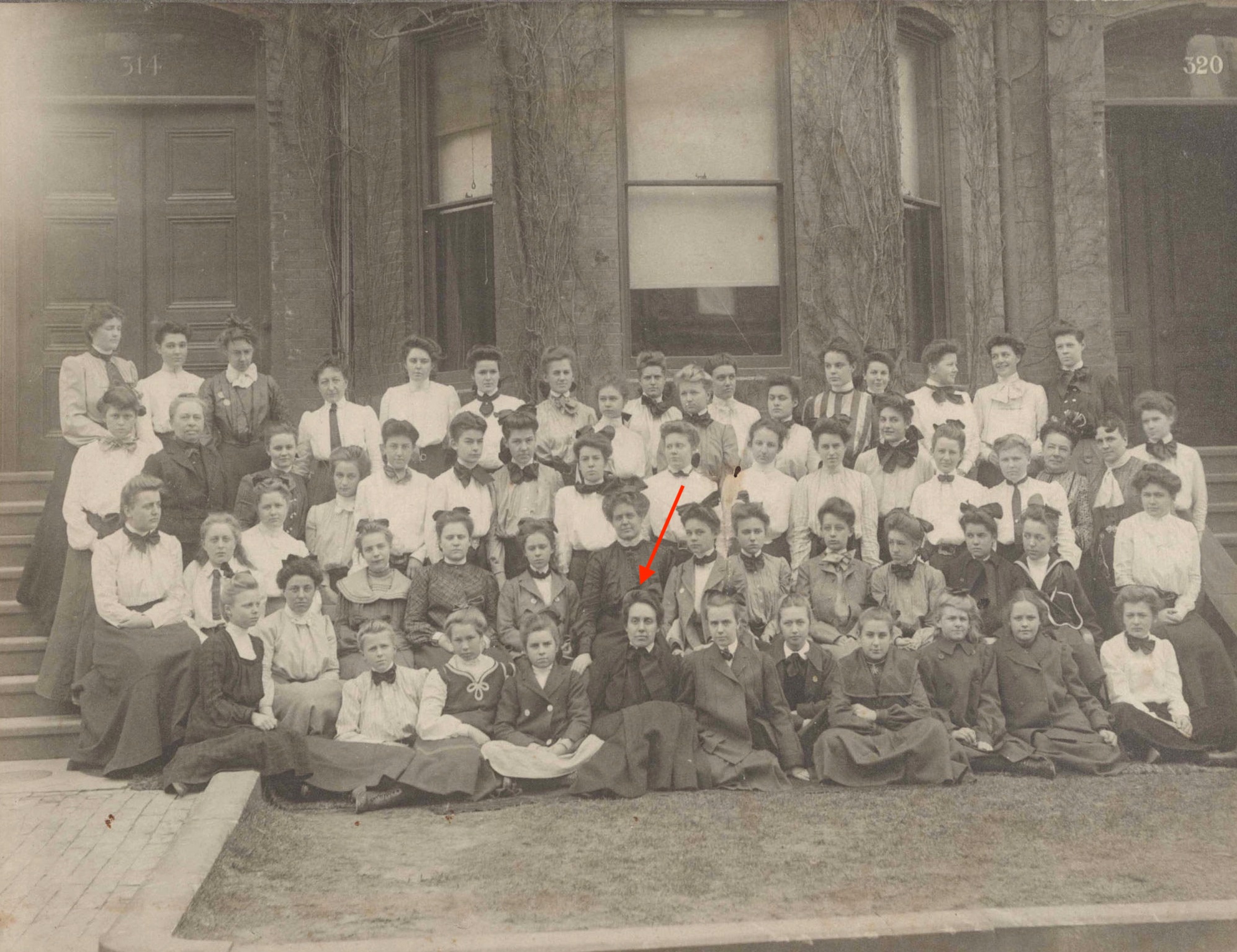 Miss Haskells School class portrait May 28 1903