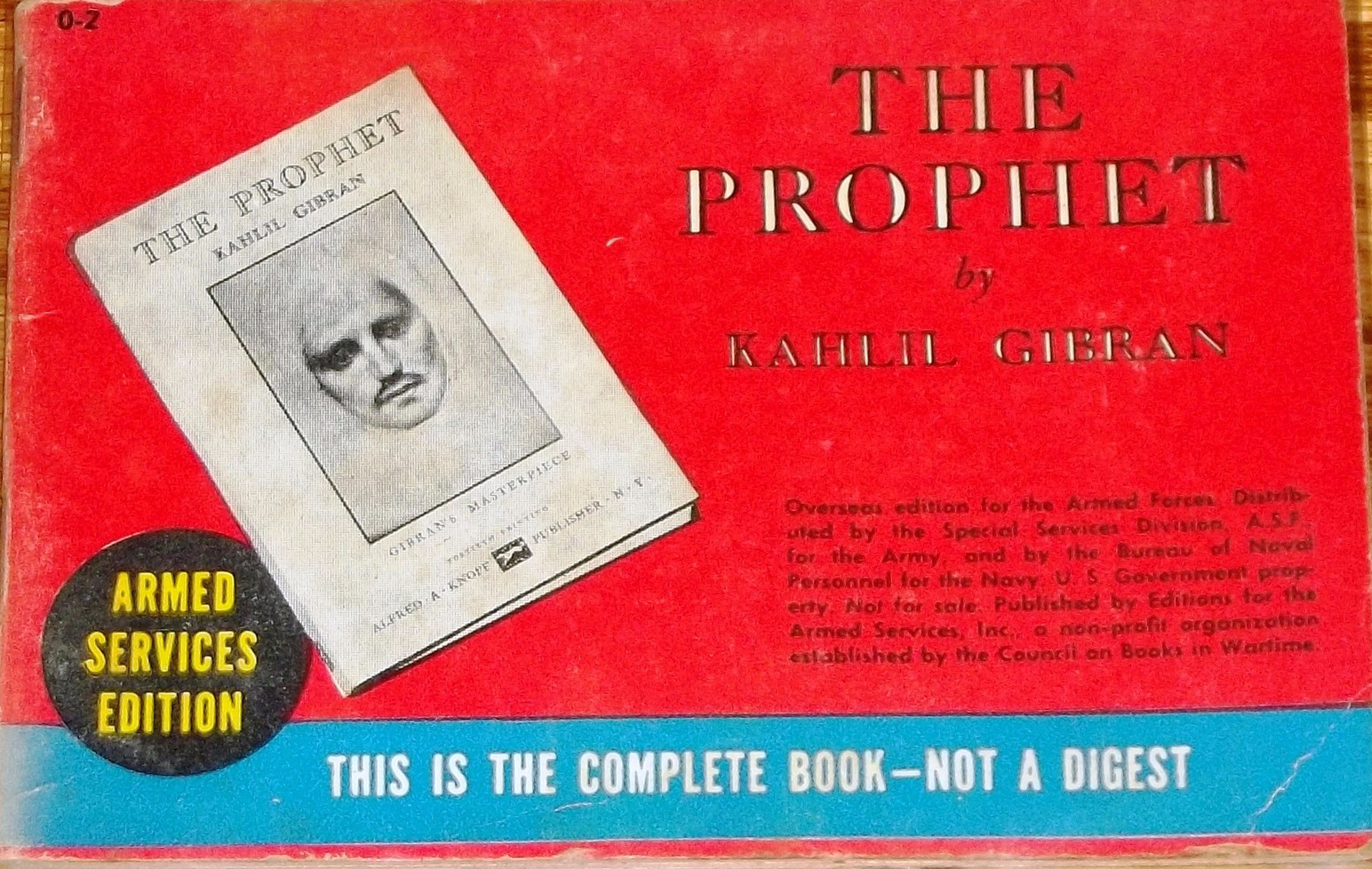 Armed Services Edition The Prophet Council of Books in Wartime 1943-47 