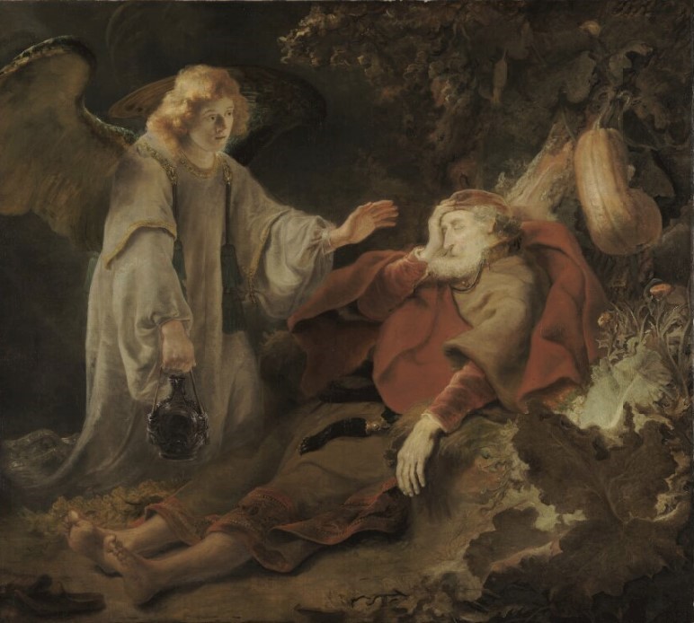 Ferdinand Bol Angel Appearing to Elijah 1642 Oil on canvas
