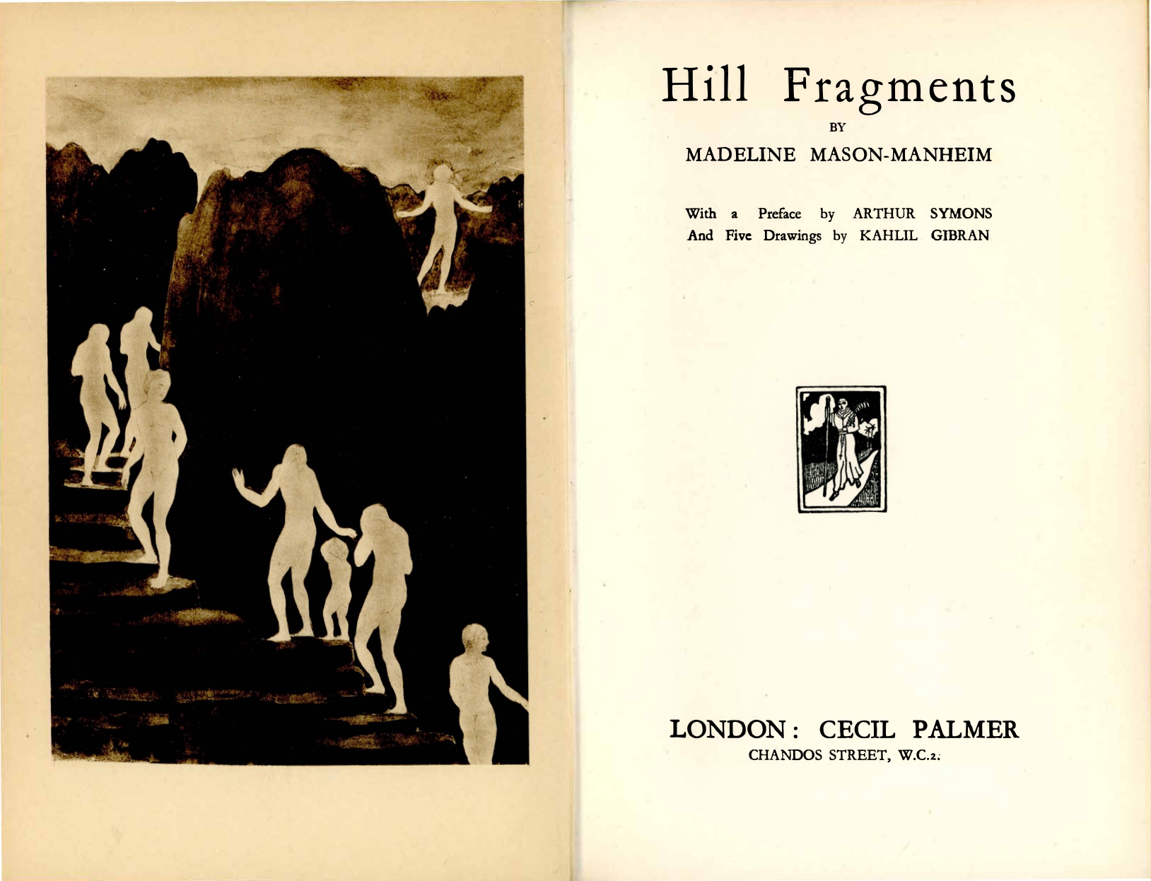 1925 Madeline Mason Hill Fragments Frontispiece