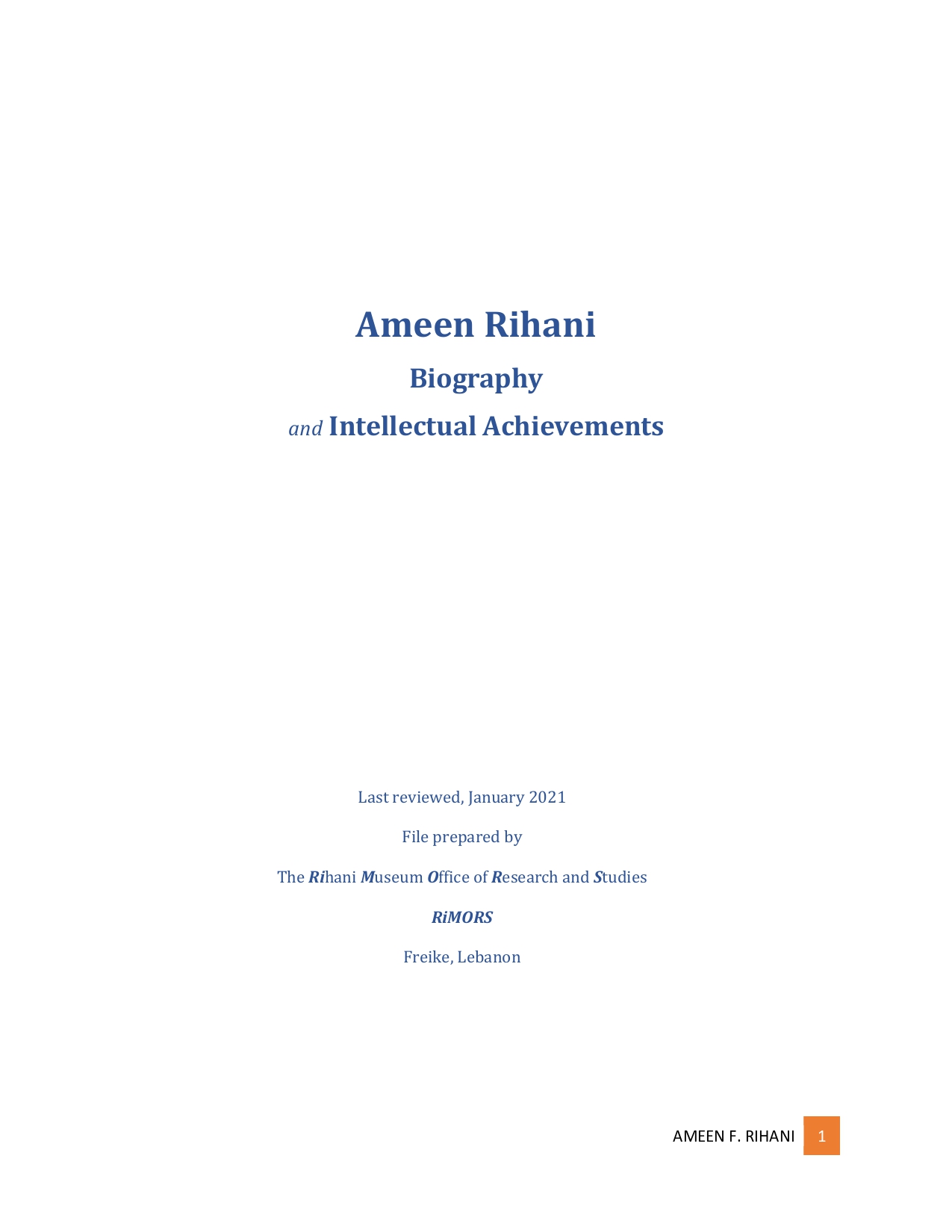 Written Works | Kahlil Gibran Collective Inc.
