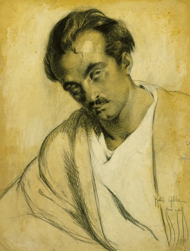 Rose Cecil O'Neill, Portrait of Kahlil Gibran, 1914.