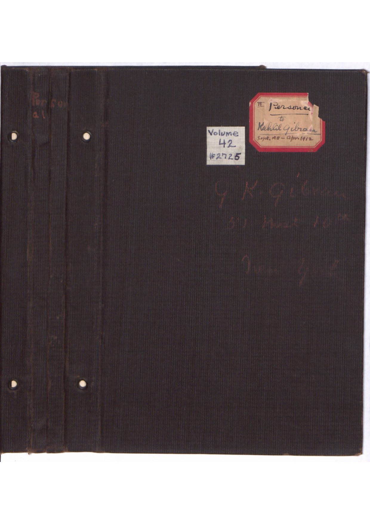 Mary Haskell Minis, Diary, September 1911-April 1912 [Folder 227]