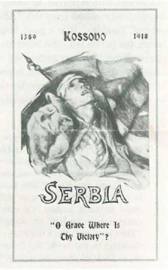 Defeat, My Defeat, in Serbia. "O Grave Where Is Thy Victory"? [pamphlet], privately printed, 1918.